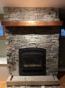 New Fireplace Install - Hearthstone WFP75