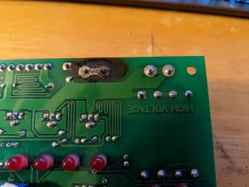 Harman P68 Control Board Burnt