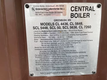 Overheating and burping on Central Boiler