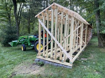 Wood shed costs... Maybe I'm better off with a pre-built versatube?