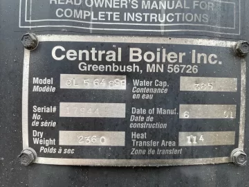 Overheating and burping on Central Boiler