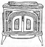 Six Inch Chimney on an Eight Inch Stove