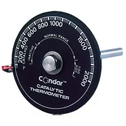 [Hearth.com] Inserted Catalyst Thermometer vs. Magnetic Surface Thermometer