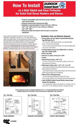 [Hearth.com] Hearth Pad Cement Board - I'm Confused