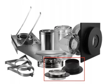 [Hearth.com] Dvl double wall stove pipe to Duraplus chimney pipe