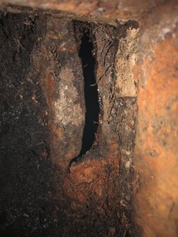 HELP! Mud in chimney clean out