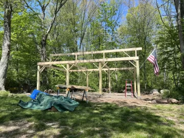 stacking pattern inside shed