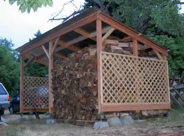 stacking pattern inside shed