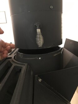 Jotul F45 to stovepipe connector?