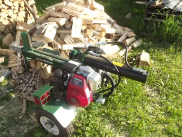 Log truck loads of firewood in the pnw.