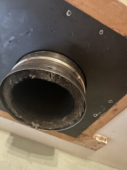 Identify the manufacturer of this double wall chimney pipe