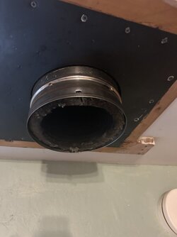 Identify the manufacturer of this double wall chimney pipe
