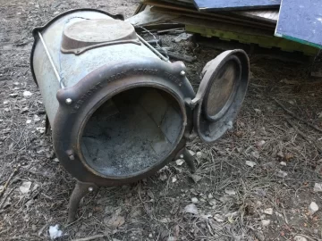 Elm wood stove - unrestored