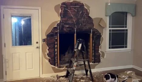 Hidden Fireplace