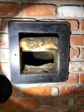 1980s Fisher Insert adapt to chimney pipe