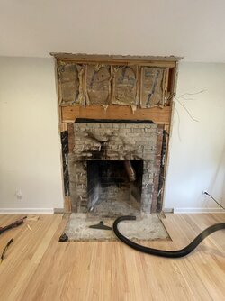 Swapping osburn 1700 insert for 3500. Need hearth ideas/help.
