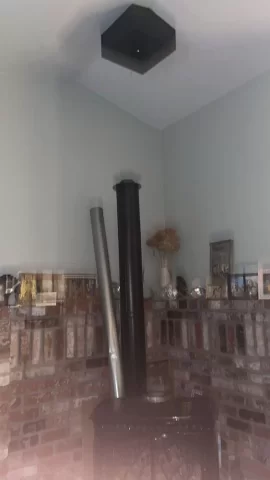 [Hearth.com] Propane Ceiling Support Box | Went from Wood Stove to Propane now back to Wood