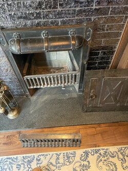 Late 1800s "Buckeye" Fireplace" - Ash pan, parts, and history?