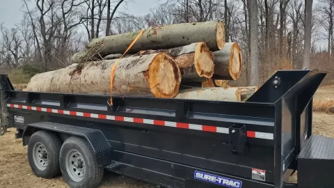 Trailer for 60 hp tractor