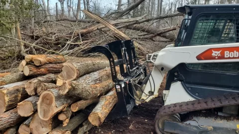 Trailer for 60 hp tractor