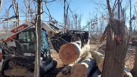 Trailer for 60 hp tractor