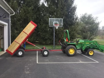 Trailer for 60 hp tractor