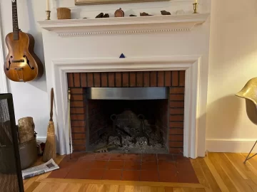 Best approach to hearth mounting with a small flue