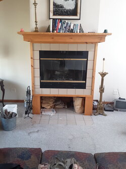 Removal of Fireplace