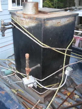 [Hearth.com] Looking for help to ID older wood boiler