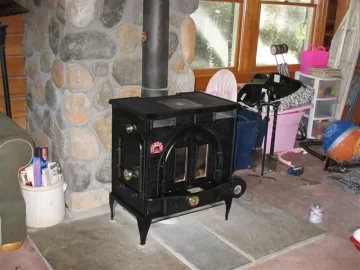[Hearth.com] Old stove with new paint