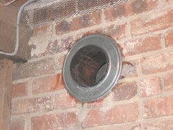 What is best way to cut a hole in brick chimney? (Masonary grinding wheel, Air chisel... ? Other ide