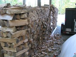 Firewood wont fit in my new stove.