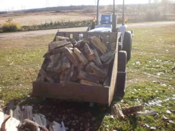[Hearth.com] Simple Wood Hauler for tractor forks