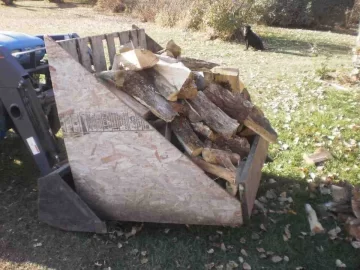 [Hearth.com] Simple Wood Hauler for tractor forks