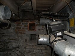 Problem with using chimney pipe backward? (Updated with pics)