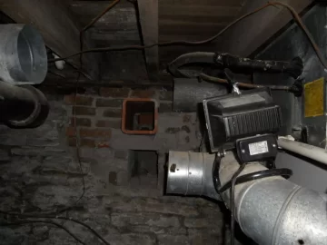 [Hearth.com] Problem with using chimney pipe backward? (Updated with pics)