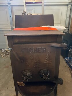Installing a free Fisher Stove
