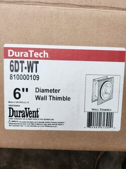 Air gap between Duratech and thimble