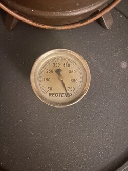 New stove toy - Reotemp thermometer