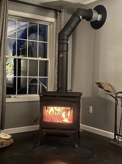 Removing damper from woodstove pipe