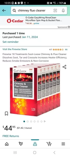 [Hearth.com] Do combustable flu cleaners work?