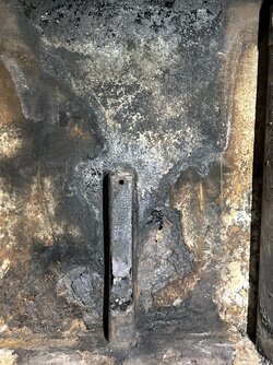 Drolet Heatmax 2 rust hole