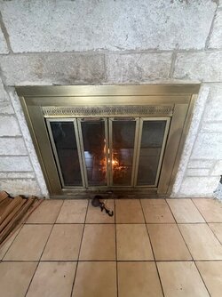 Fireplace damper and icing ?