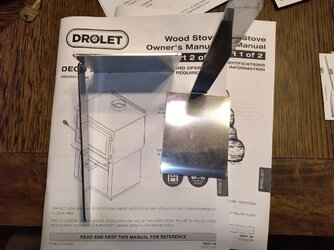 Drolet unboxing and assembly- extra parts