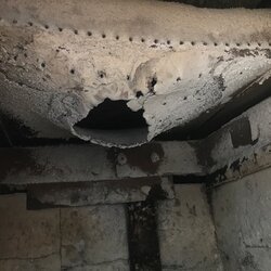 Hole in rear baffle tube - wood insert