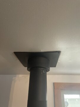 Ceiling support box size