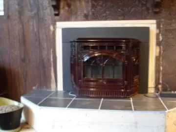 [Hearth.com] Got my quad castile insert burning for first time.