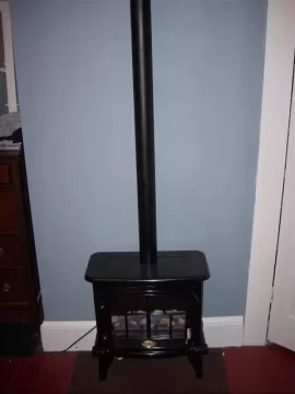 [Hearth.com] New stove in bedroom.