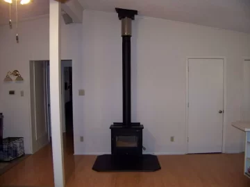 [Hearth.com] How far can I drop Class A into my home? (cathedral install)
