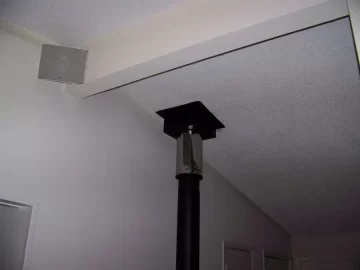 [Hearth.com] How far can I drop Class A into my home? (cathedral install)
